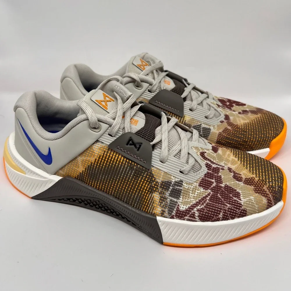 Nike Metcon 10 AMP Mens Training Lifting Shoes Cave Stone Camo HQ2615-001 8